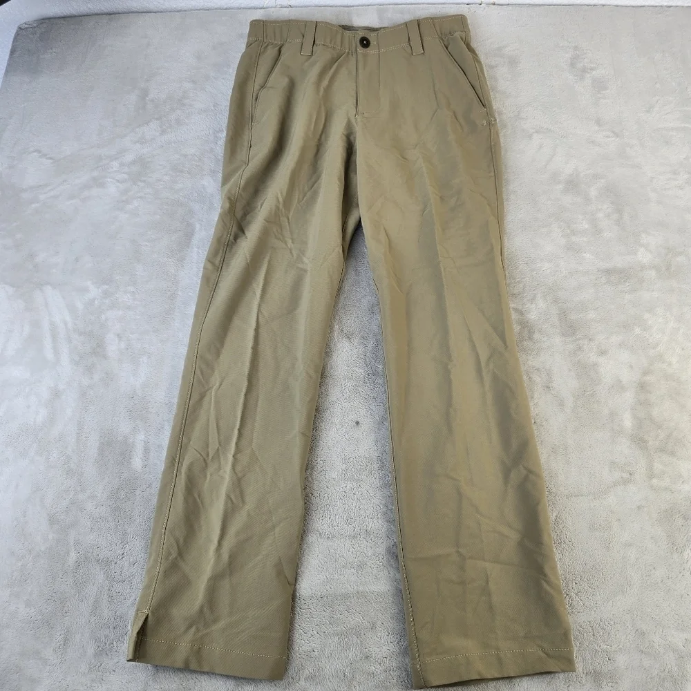 UNDER ARMOUR Pants Mens 30x30 Golf Beige